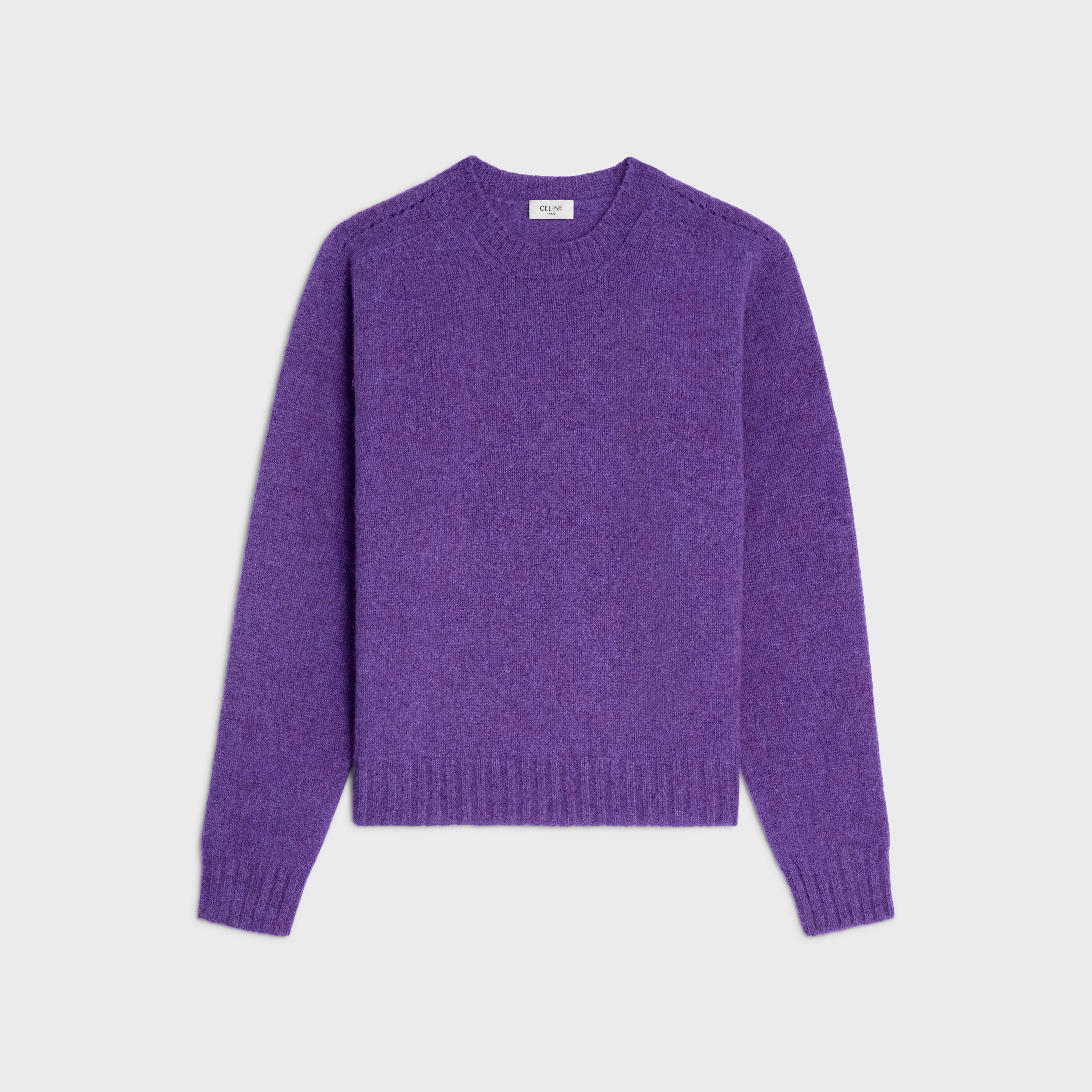 21AW CELINE シェトランドウール クルーネックセーター XS CREWNECK SWEATER IN SHETLAND WOOL - | CELINE